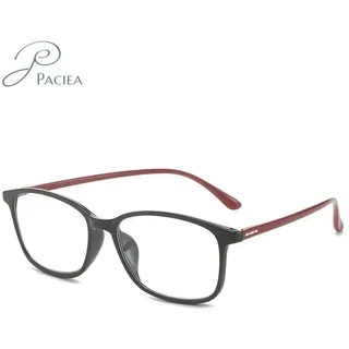 PACIEA Lesebrille Blaulichtfilter Klassisch Anti-Müdigkeit Leicht Damen Herren Unisex schwarz 3.0