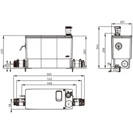 WILO DrainLift MINI3- XS-EF, DN 32
