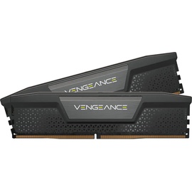 Corsair Vengeance schwarz DIMM Kit 64GB, DDR5-6000, CL40-40-40-77, on-die ECC (CMK64GX5M2B6000C40)