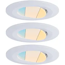 Paulmann Einbauleuchte Calla 3x5,5W rund Weiß matt
