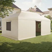 Vevor Winterabdeckung für Pavillon 3,66 x 6,1 m mit Doppeldach und Seitenwänden