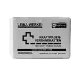 Leina-Werke 10003 KFZ-Verbandkasten Standard, Weiß/Schwarz