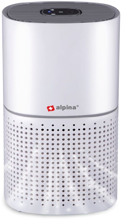 alpina Luftreiniger mit Ionisator - Air Purifier mit HEPA-Filter H11 - Luftreiniger allergiker - Geräuschpegel 30-60dB - 3 Geschwindigkeitseinstel...