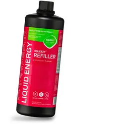 SQUEEZY Energiegel Liquid Energy Refiller Himbeere | 1000 ml Flasche