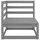 vidaXL Garten-Lounge-Set 9-tlg. grau Kiefer