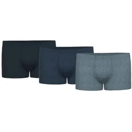 Seidensticker Boxershorts 3er Pack Schwarz / Blau L