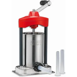 Friedr. Dick F. DICK HTW Hausschlachter-Tischwurstfüller 3 Liter/5 lb (für Hobbyköche, Jäger und BBQ-Fans, Wurstf, Fleischwolf, Silber