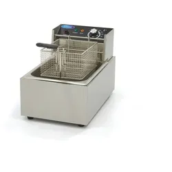 Maxima Gastro Fritteuse - 6 l - 1 Korb - Bis zu 1,2 kg Pommes Frites