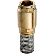 Schmidt, Hermann Fußventil 3/4" Messing mit Saugkorb aus Edelstahl