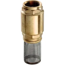 Schmidt, Hermann Fußventil 3/4" Messing mit Saugkorb aus Edelstahl