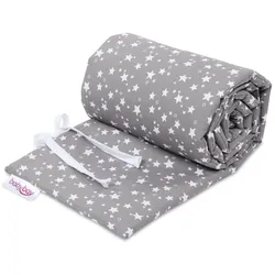 babybay Nestchen Stoff Grau Taupe