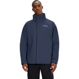 Funktionsjacke BERGHAUS "HILLWALKER 2.0 IA JKT AM", Herren, Gr. M, hale navy, Obermaterial: 100% Polyamid. Futter: 100% Polyester, Jacken Funktionsjacke, mit einrollbarer Kapuze, aus 2-lagigem GORE-TEX ePE-Material