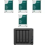 Synology DiskStation DS425+ 16 TB 4 Einschübe NAS-Server Leergehäuse + 4x Plus 3.5" SATA 6Gb/s Festplatte 4TB