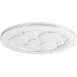 Rabalux 2012 LED-Deckenleuchte Lagertha 1x36W | 2200lm | 4000K - Sterneffekt, Chrom, Weiß