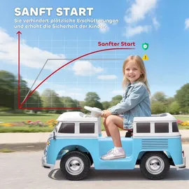 aiyaplay Kinder Elektroauto 12V Volkswagen blau (1-tlg)