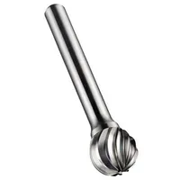 Dormer Frässtift Ø Kugel unbeschichtet Zylinderschaft, ø12.7mm P60712.7X6.0