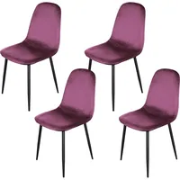 Hti-Living Stühle Savannah Velvet 4er-Set