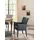 Home Affaire "King", grau (grau, wenge), B:60cm H:92cm T:65cm, 100% Polyester, Stühle, Polsterstuhl, Armlehnstuhl, Gestell Massivholz,