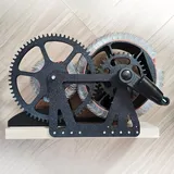 EpyGnom Kardiermaschine für Wolle Manuelles Wollfilm -Drum -Carder, schnelle Farbmischung, Holzmischtafel aus Holz, für Karding von Wollfasern und Machen von Filzprojekten BlackB