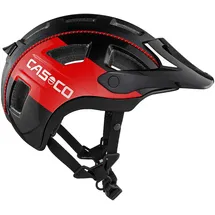 casco MTBE 2 52-56 cm schwarz/rot glanz 2024
