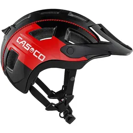 casco MTBE 2 52-56 cm schwarz/rot glanz 2024