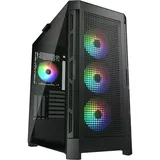 Cougar Duoface Pro RGB, schwarz, Glasfenster (CGR-5AD1B-RGB / 385AD10.0001)