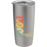 2001 Limited Edition Juni 2001 Retro 2001 Vintage Jahr 2001 Doppelwandiger Edelstahl-Thermobecher