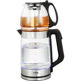 B-Home Elektrischer Tee- & Wasserkocher aus Glas (1,8 L & 1,2 L) - 1500 Watt