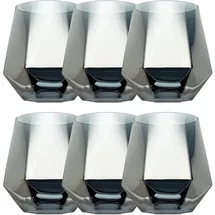 Intirilife Trinkglas Hexagon 240 ml 6 St.
