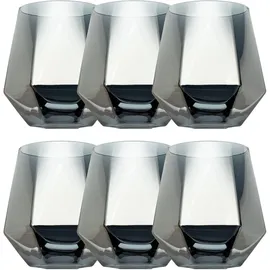 Intirilife Trinkglas Hexagon 240 ml 6 St.