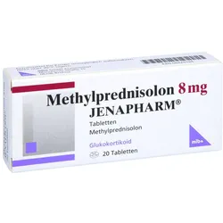 METHYLPREDNISOLON 8 mg Jenapharm Tabletten 20 St