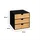 5five simply smart Nachtschrank BAVA 31 x 25 x 31 cm Schwarz