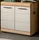inn.furn Waschbeckenunterschrank 60 cm in Sand und Eiche Shawn