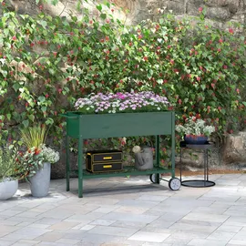 Outsunny Hochbeet 109 x 44 x 80 cm Grün