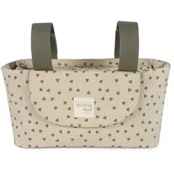 Walking Mum Kinderwagen-Organizer Herzen Poppy Moss