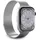 PURO Milanese Mesh Armband für Apple Watch 38/40/41mm, Silber