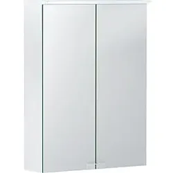 Geberit Option Basic Spiegelschrank 500257001 500x675x140mm, mit Beleuchtung, zwei Türen
