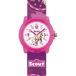 Kinderuhr Pferde, Serie: Crystal - Scout Modell: 305.042