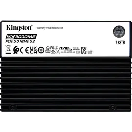 Kingston DC3000ME PCIe 5.0 NVMe U.2 SSD 7.68TB, U.2 / PCIe 5.0 x4 (SEDC3000ME/7T6)