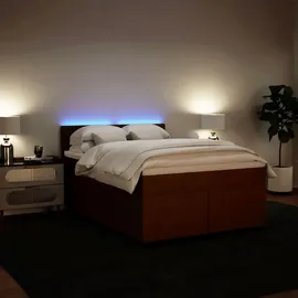 vidaXL Boxspringbett 140 x 200 cm Rosa