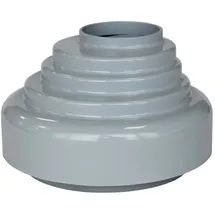 Inefa Fallrohr Verbindungsstück PVC DN 50 grau