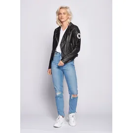 Maze Lederjacke Cypress schwarz L
