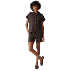 Opus Bluse Falvia Dunkelbraun 36