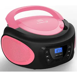 Cyberlux Tragbarer CD-Player Kinder Radio pink