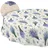 ANRO Tischdecke abwaschbar Rund 140 cm Lavendel