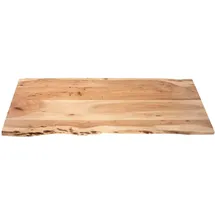 möbelliebling Tischplatte Baumkante Akazie Natur 140 x 60 cm