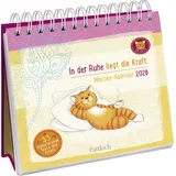 Pattloch Geschenkbuch Wochenkalender 2026: Om-Katze: In der Ruhe liegt die Kraft