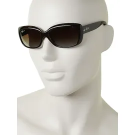 Ray-Ban Jackie Ohh RB4101 710/T5 58-17 tortoise/polarized brown gradient