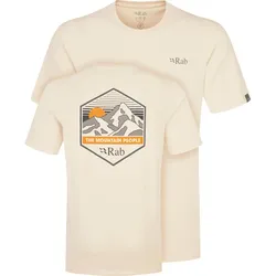 Rab Stance Mountain Peak Tee ecru (ECR) XL