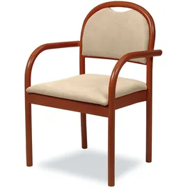 Home Affaire Armlehnstuhl ROMA Massivholz beige